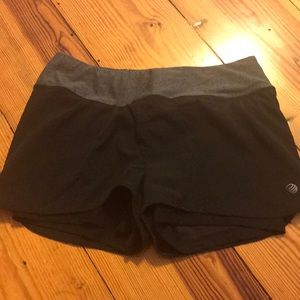 Black athletic shorts